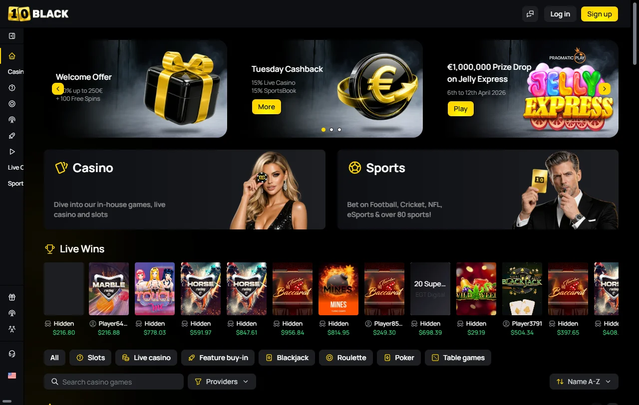 10Black Casino análisis general para jugadores de España