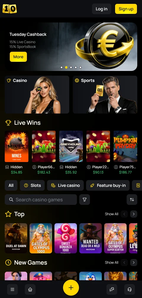 10Black Casino experiencia móvil adaptable para jugar desde España
