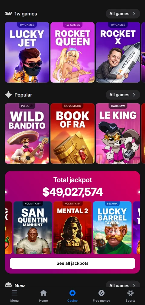 1win Casino métodos de pago y retiros disponibles