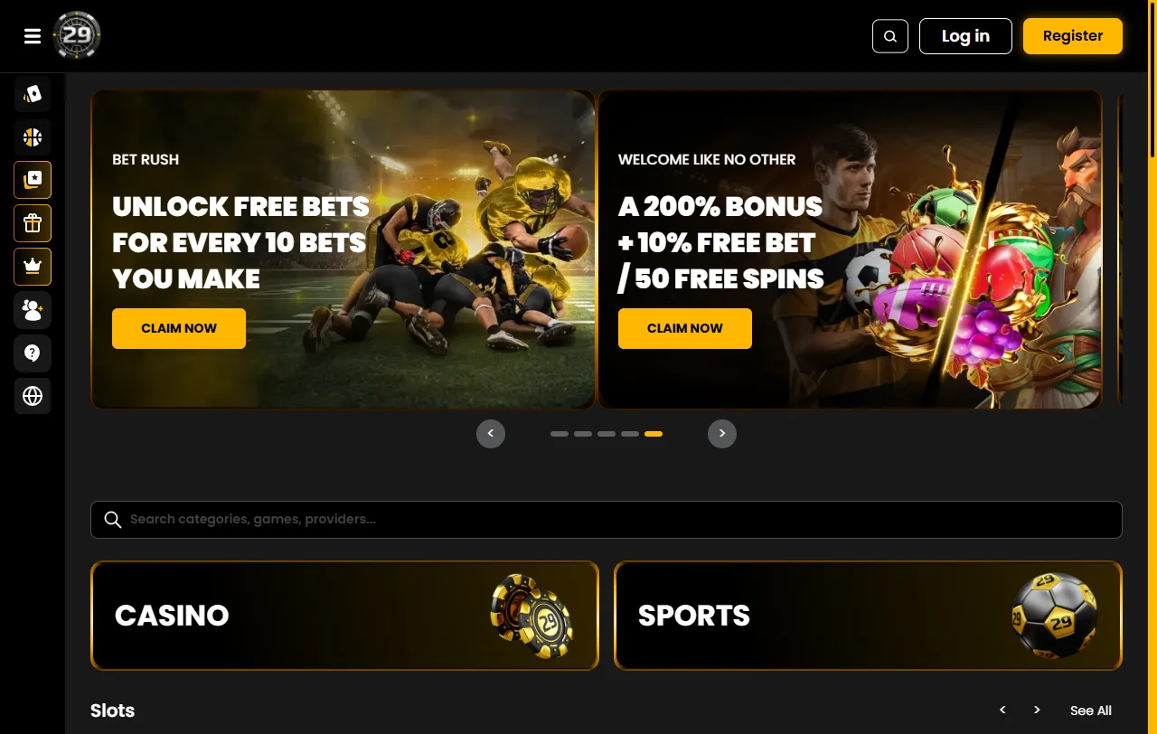 Análisis completo de 29Black Casino España - plataforma de casino online para jugadores españoles