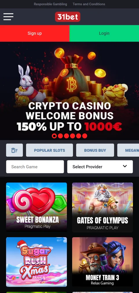 31bet Casino depósitos, retiradas y métodos de pago en euros