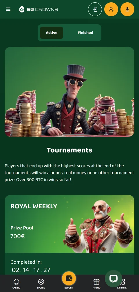 Experiencia móvil gaming accesibilidad 50 crowns Casino España