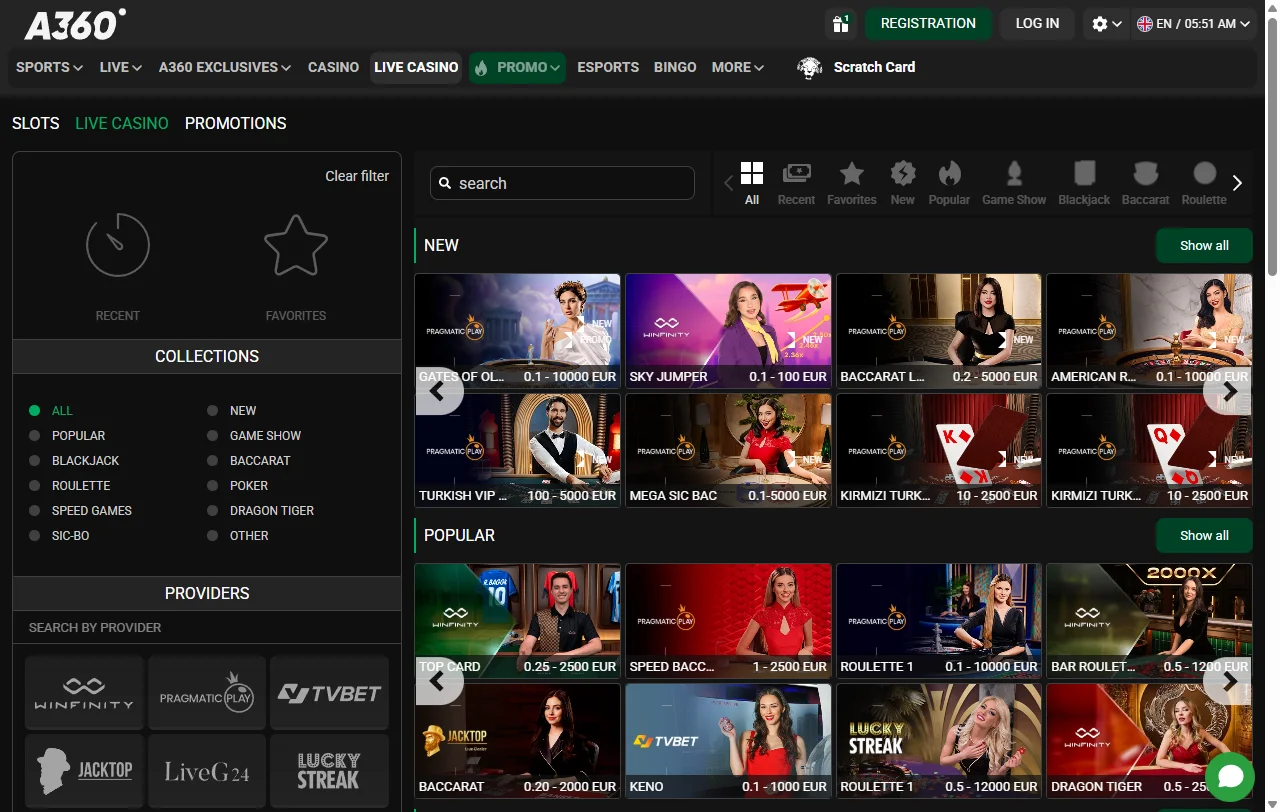 A360 Casino España análisis completo plataforma España