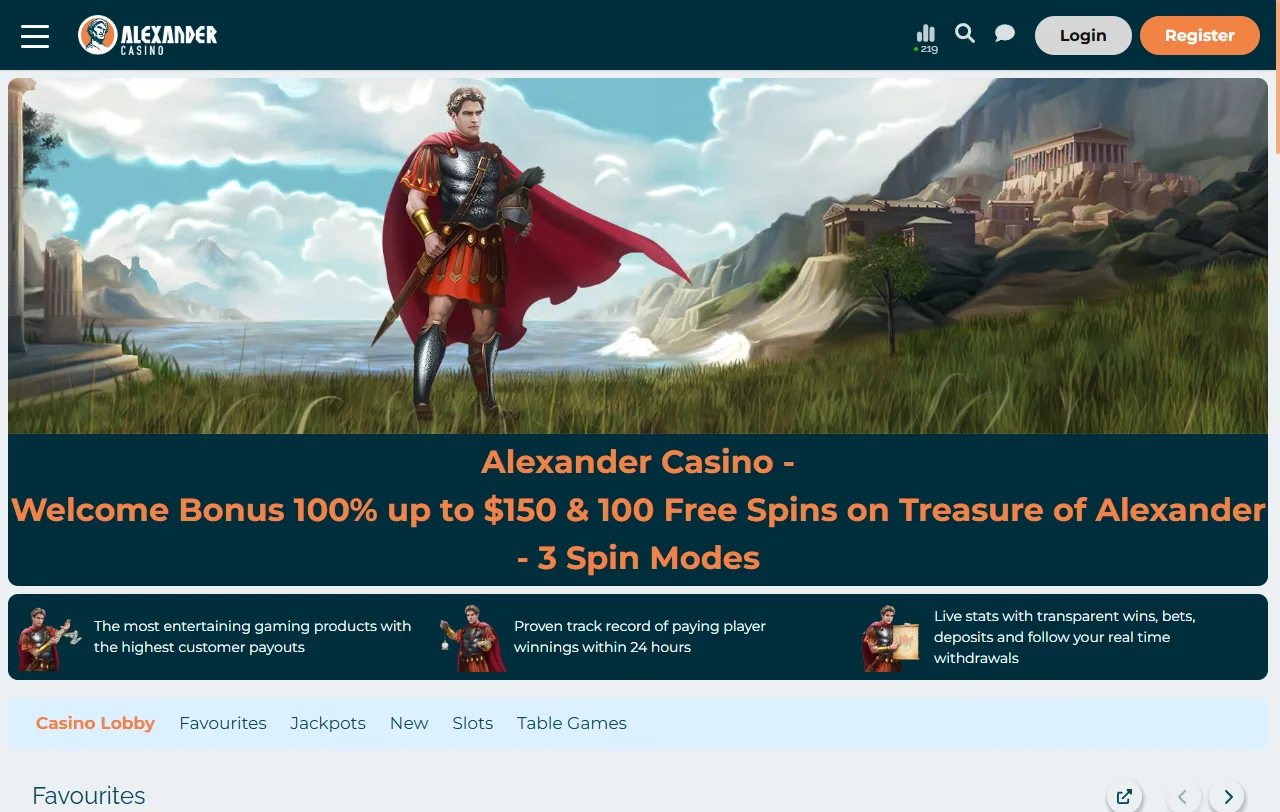 Análisis completo Alexander Casino España para jugadores España