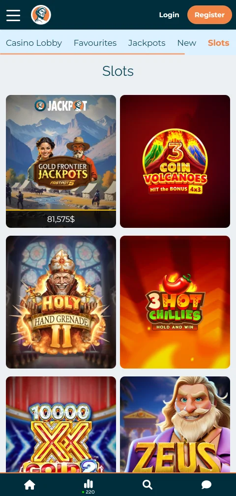 Métodos pagos depósitos retiros Alexander Casino España móviles
