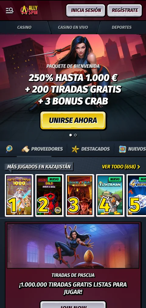 Acceso móvil a Allyspin casino España con navegador optimizado y funcionalidad completa