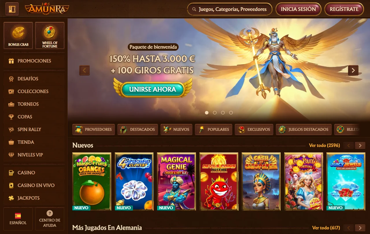 Análisis completo AmunRa Casino España para jugadores España