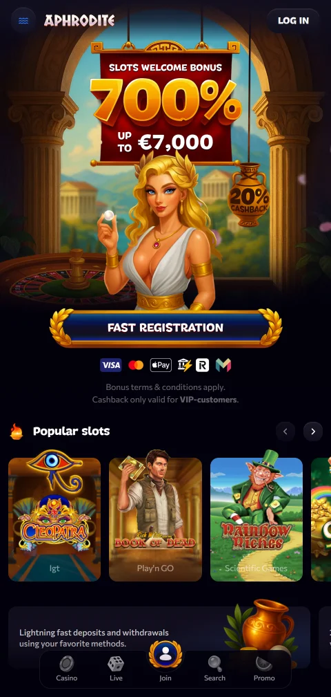 Aphrodite casino experiencia móvil y acceso desde smartphone
