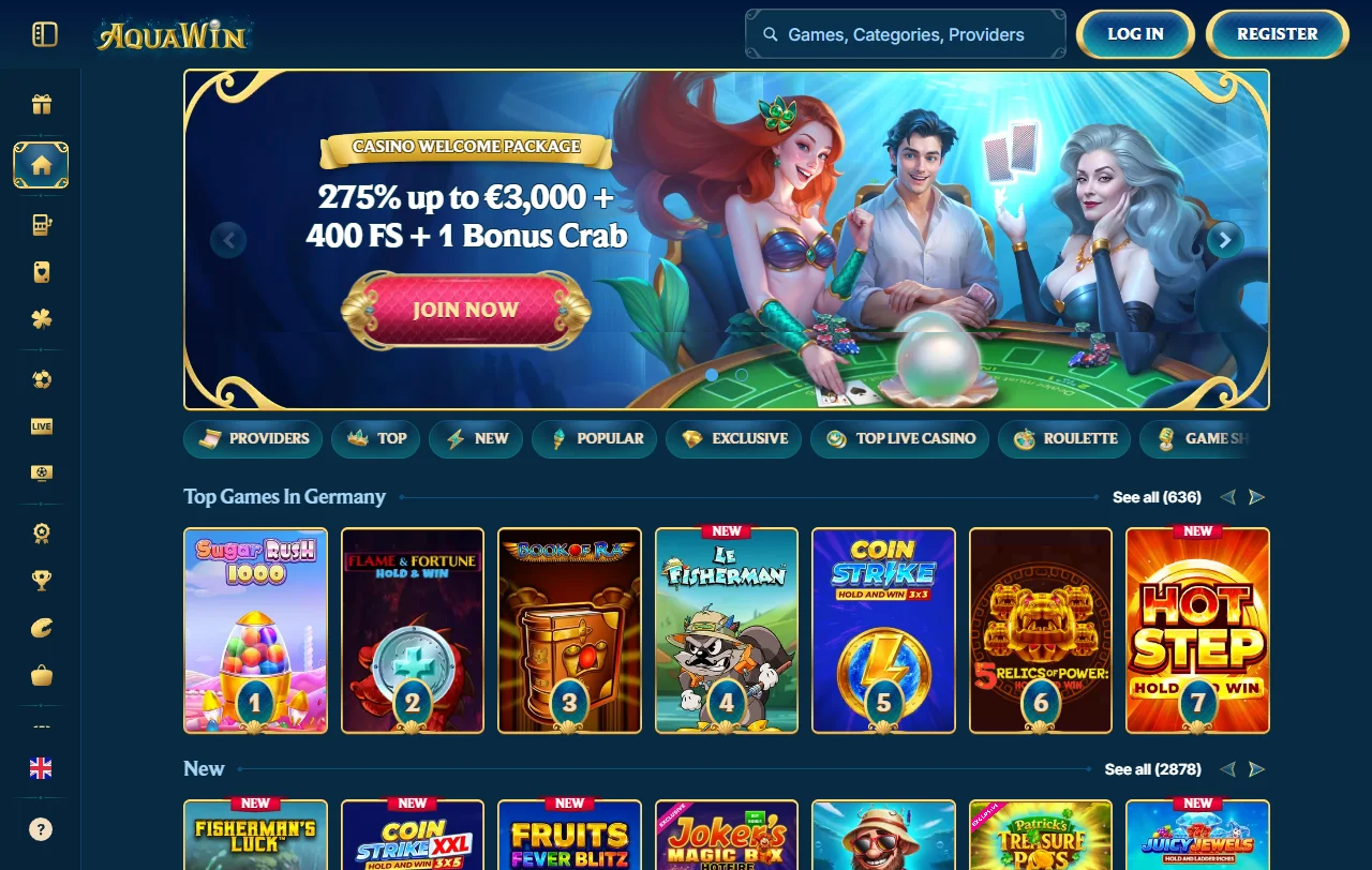Aquawin Casino España análisis completo para jugadores España