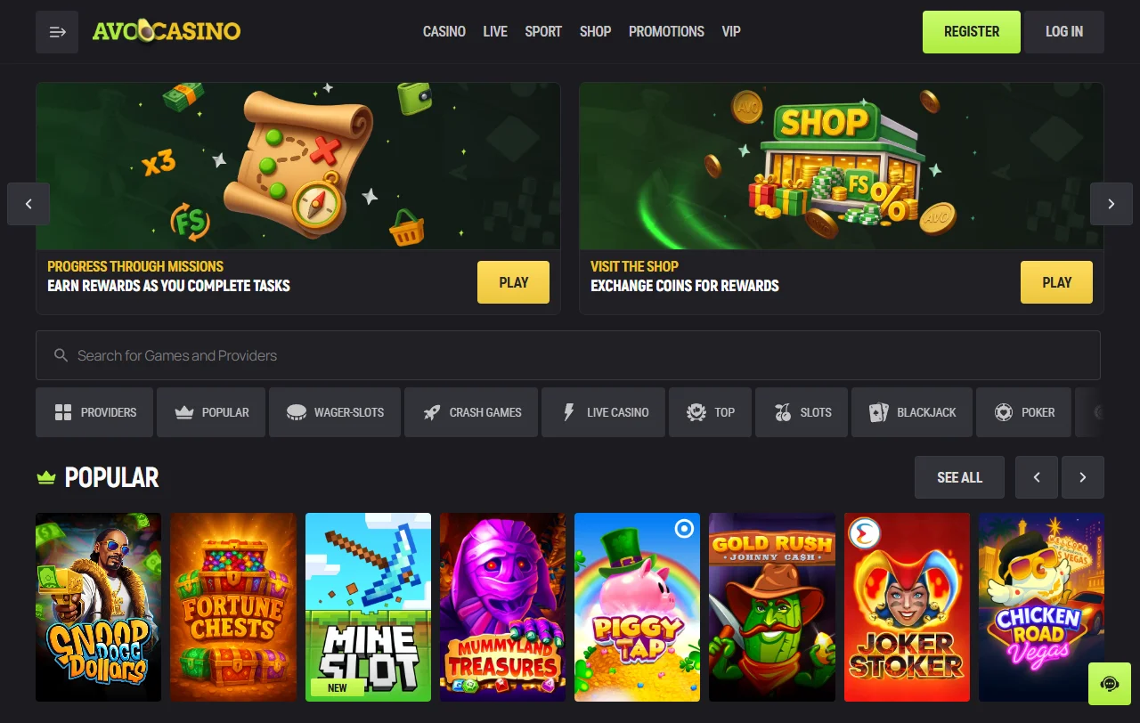 AvoCasino casino España análisis completo plataforma España jugadores