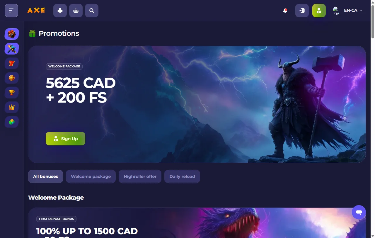 Análisis completo Axe Casino España para jugadores España