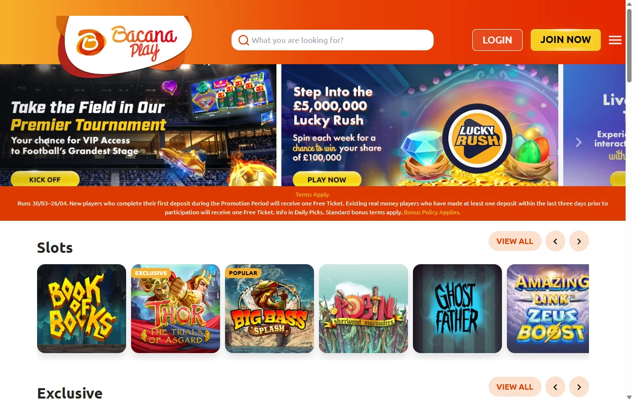 Bacana Play Casino análisis general para jugadores de España