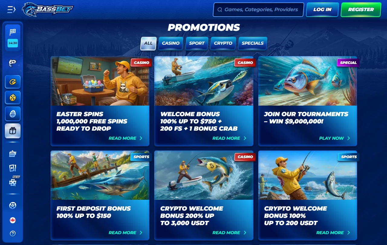 Bonos promociones bienvenida BassBet casino España ofertas detalladas