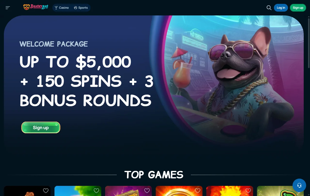 Baxterbet Casino análisis completo con foco en licencia y pagos