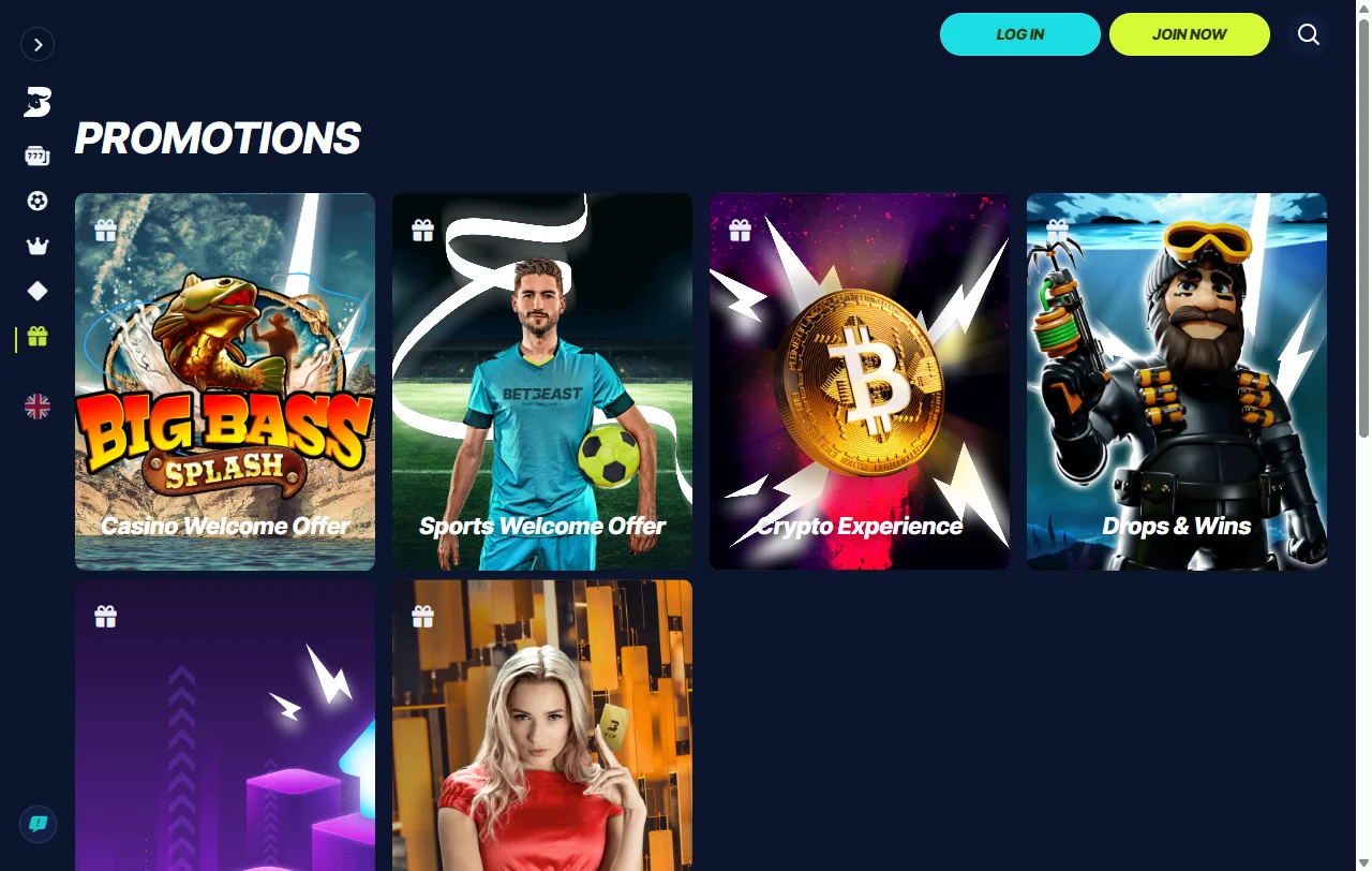 Bonos y promociones analizadas en BetBeast Casino
