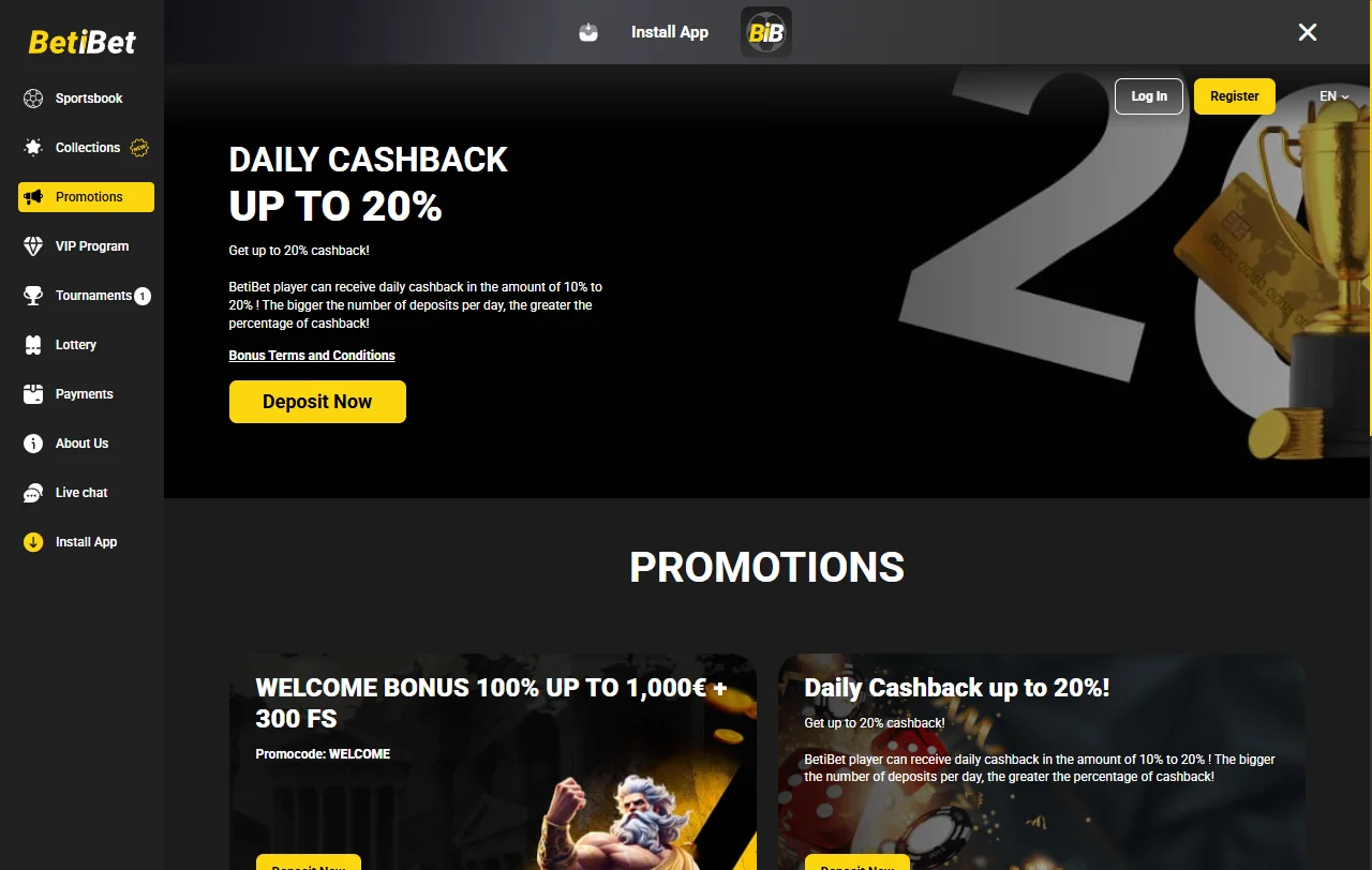 Catálogo de juegos y proveedores de software disponibles en BetiBet casino España