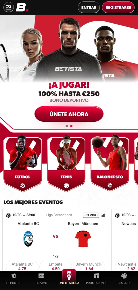 Betista casino España en dispositivos móviles - experiencia de juego y características completas