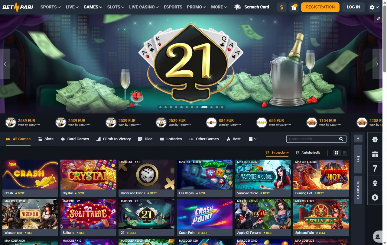 Betpari Casino análisis completo para jugadores de España