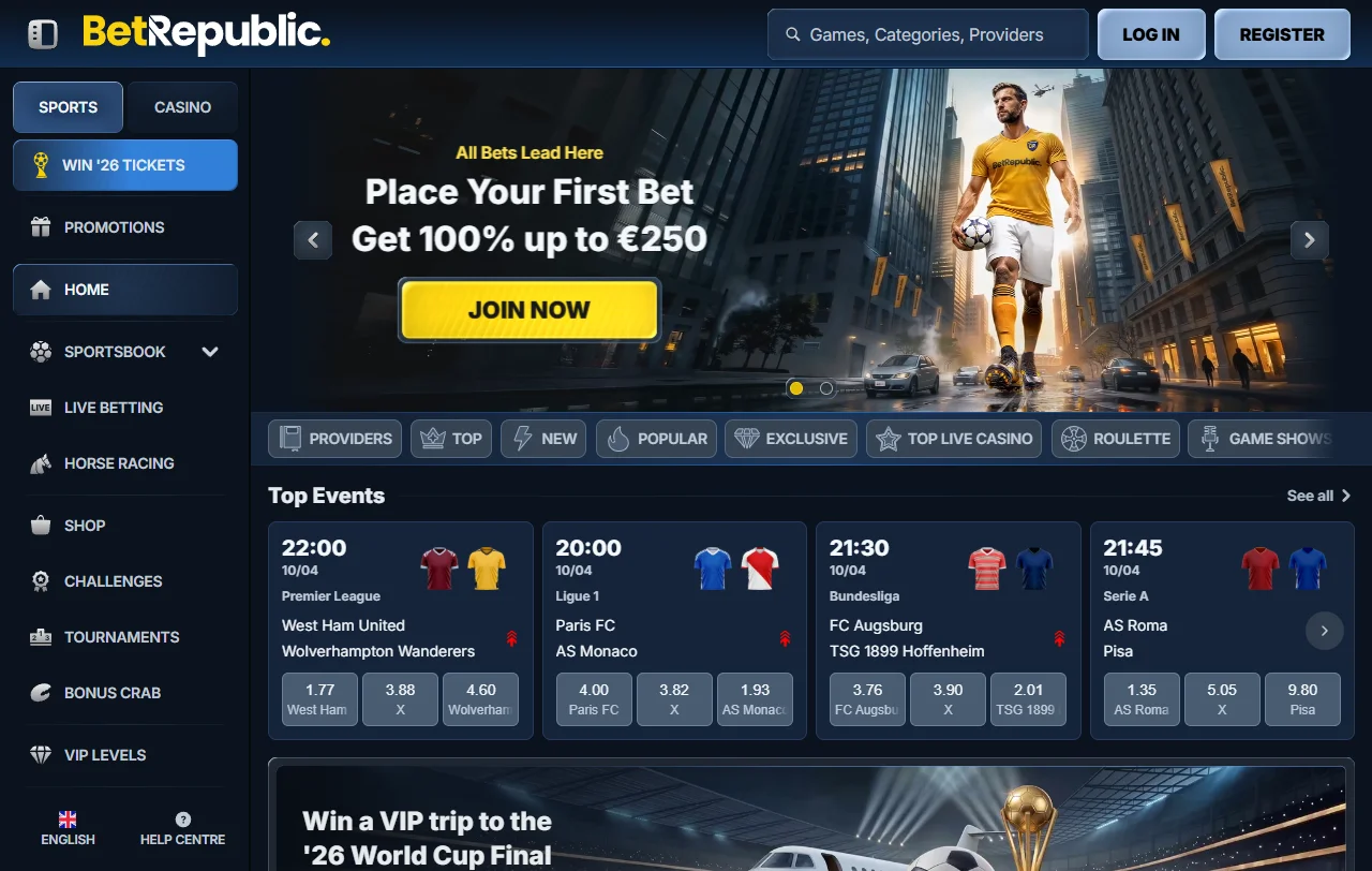 BetRepublic Casino análisis general para jugadores de España