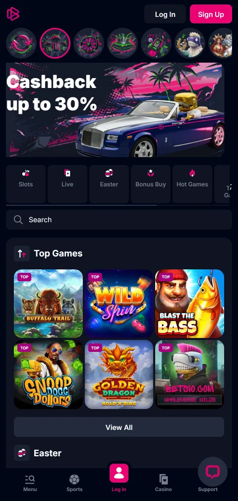 Betsio Casino experiencia móvil para jugar desde España