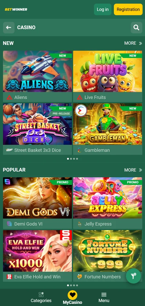 BetWinner Casino métodos de pago y retiradas para España