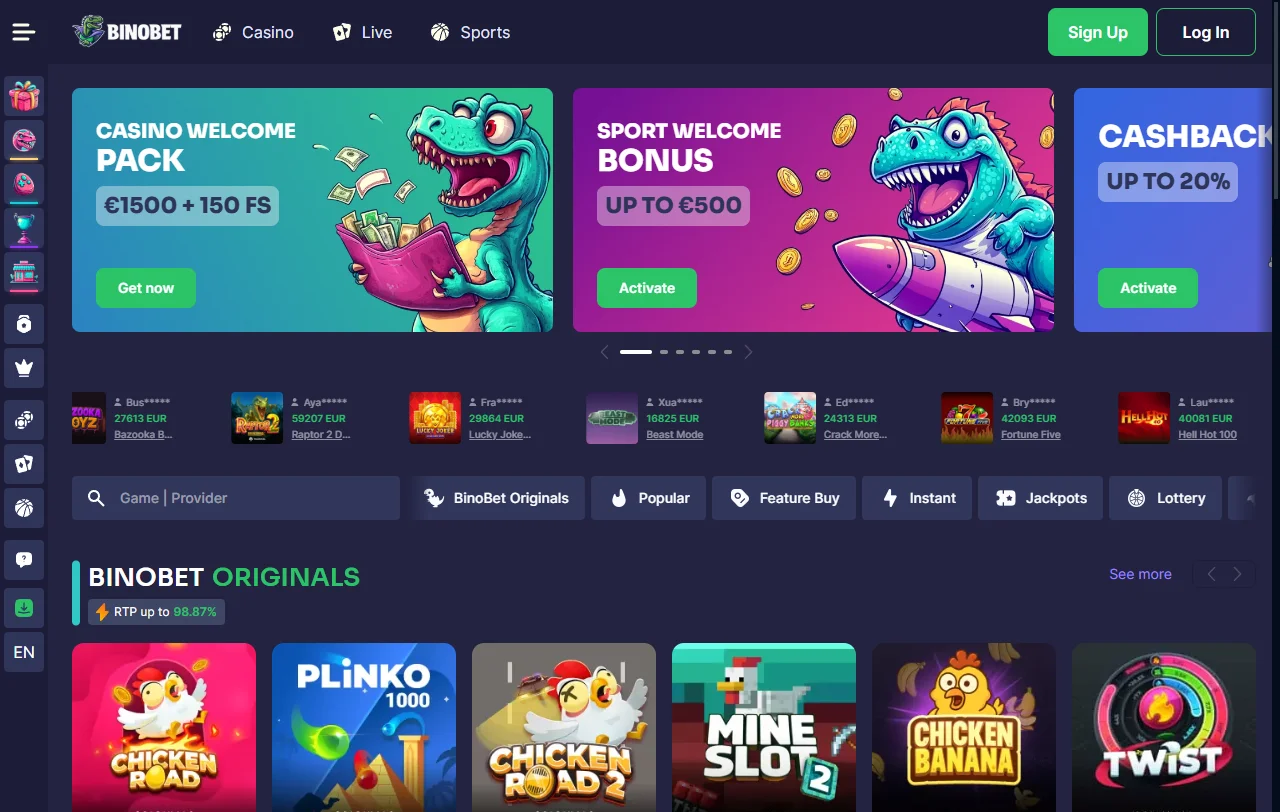 Análisis completo Binobet Casino España para jugadores España