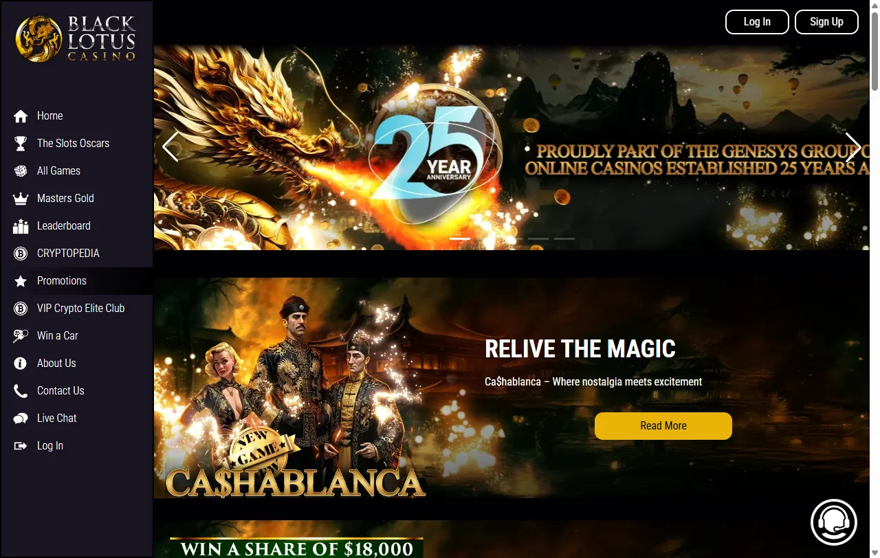 Bonos y promociones explicados en Black Lotus Casino