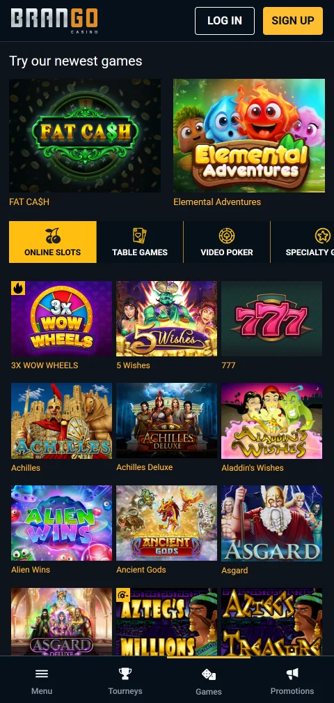 Métodos pagos depósitos retiros Brango Casino España