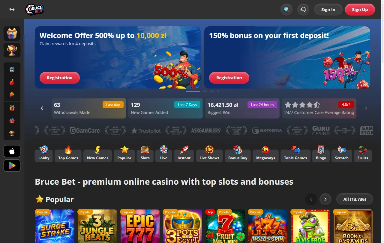 Análisis completo BruceBet Casino España para jugadores España