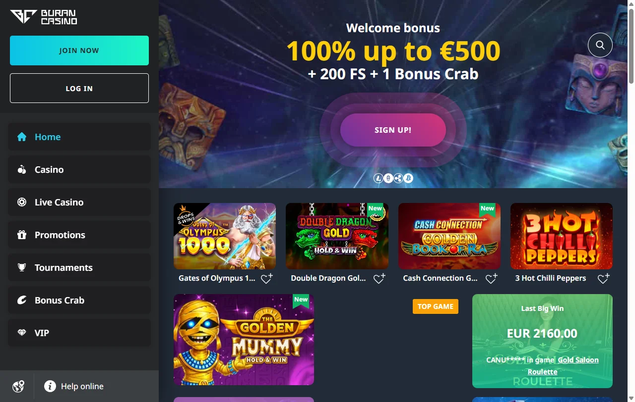 Buran casino España análisis completo plataforma jugadores España