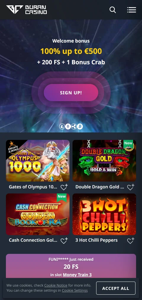 Buran casino España móvil experiencia gaming accesible