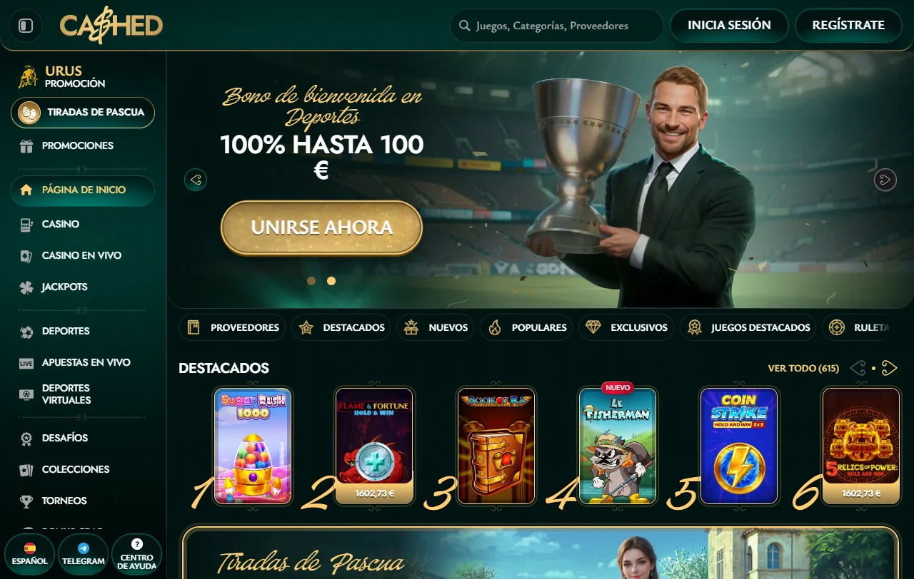 Análisis completo Cashed casino España para jugadores españoles