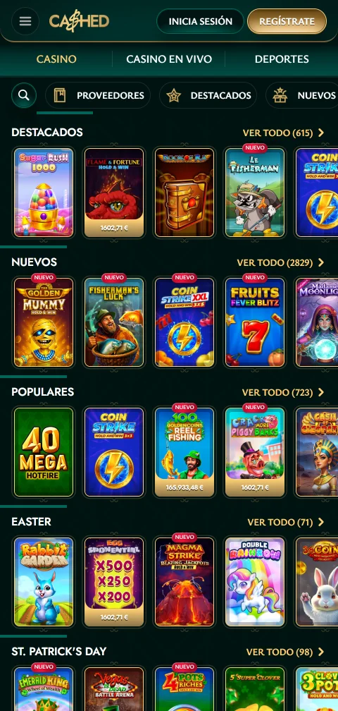 Licencias seguridad y protección en Cashed casino España