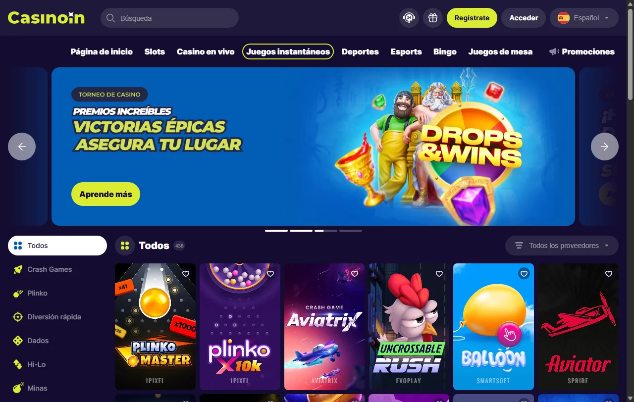 Análisis completo CasinoIn casino España para mercado español