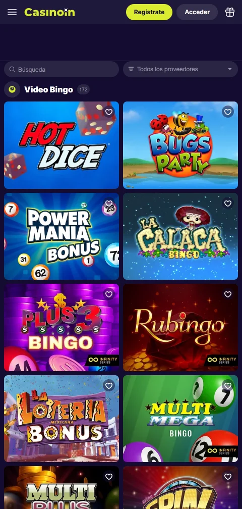 Pagos depósitos retiros CasinoIn casino España seguros