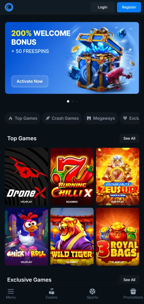 Juego móvil optimizado Casongo Casino España smartphones
