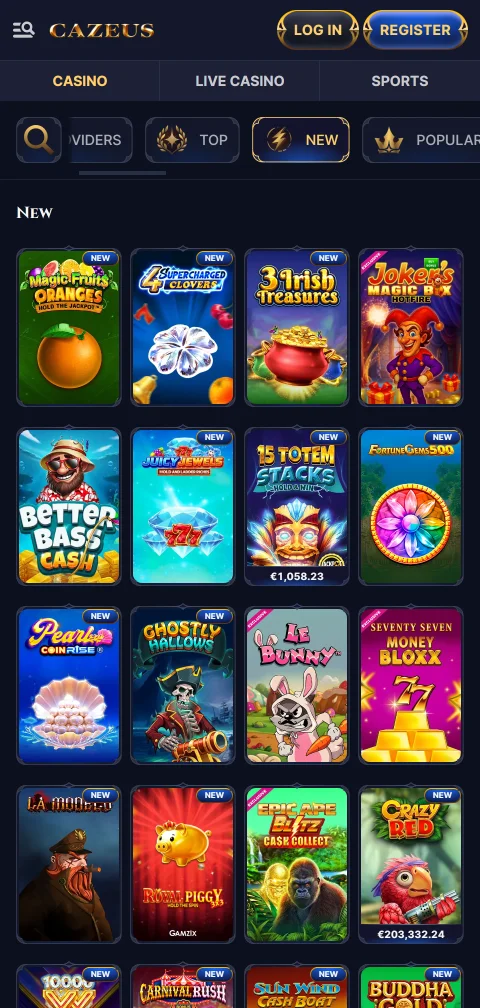 Cazeus Casino métodos de pago y retiradas en España