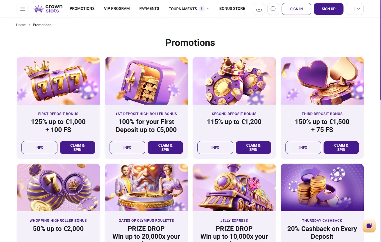 Análisis completo CrownSlots Casino España plataforma España