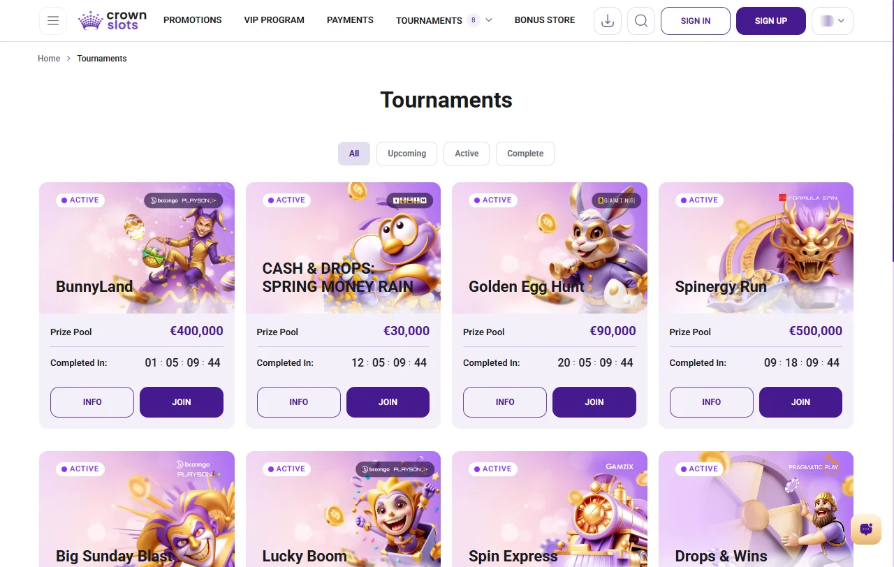 Bonos promociones paquete bienvenida CrownSlots Casino España