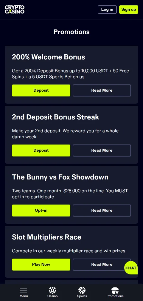 Depósitos retiros pagos CryptoCasino casino España