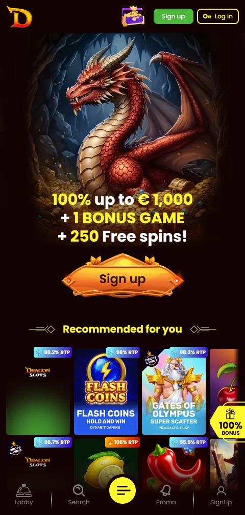 Acceso móvil responsive DragonSlots casino España optimizado