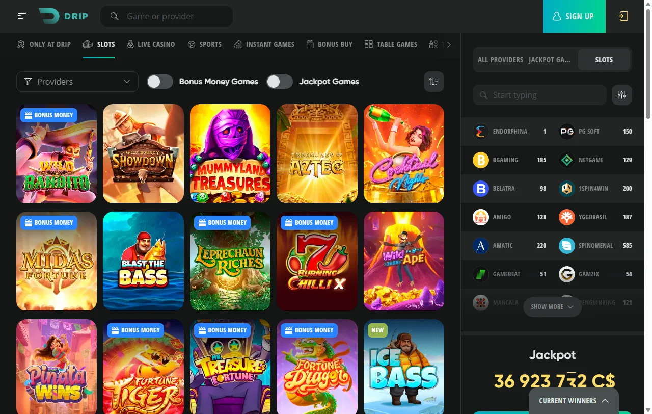 Drip Casino análisis completo para jugadores de España