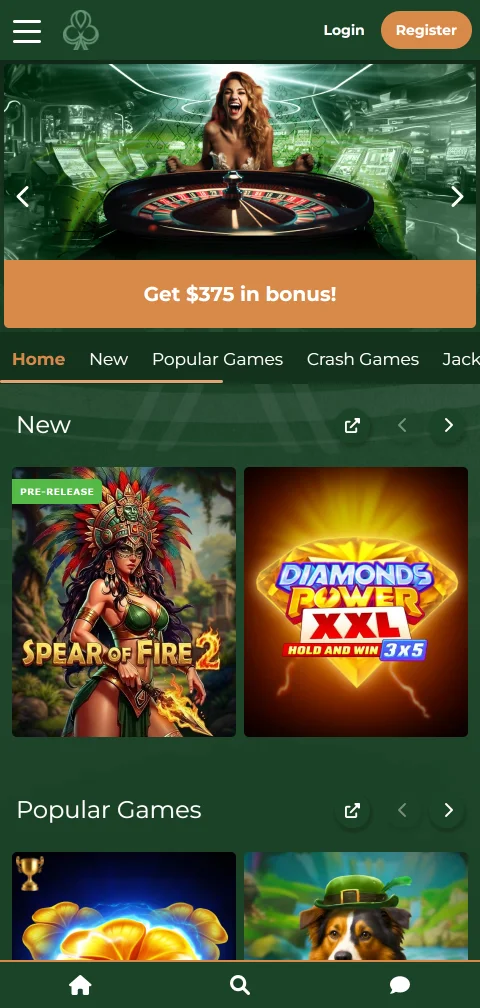 Experiencia móvil de DublinBet Casino en smartphone