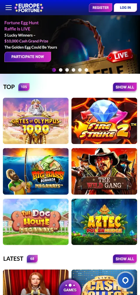 Europe Fortune Casino experiencia móvil y acceso desde smartphone