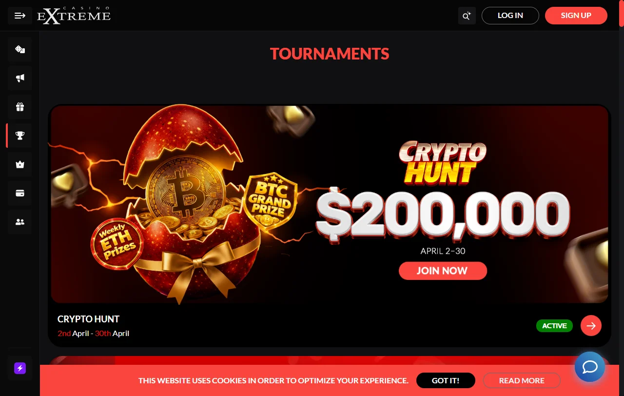 Promociones y bonos disponibles Extreme Casino España