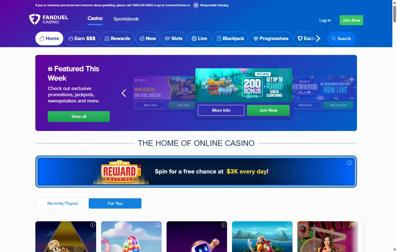FanDuel Casino juegos, slots y oferta de entretenimiento