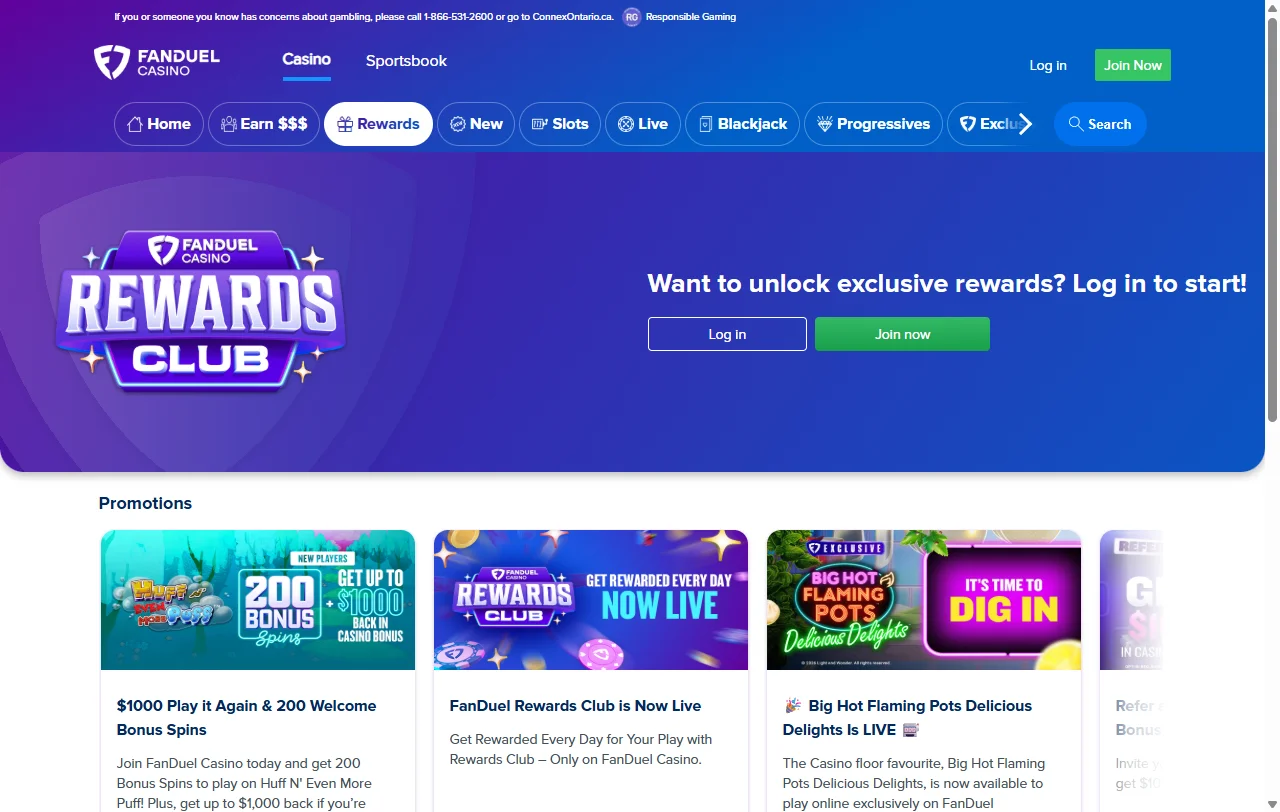 FanDuel Casino bonos, promociones y ofertas de bienvenida