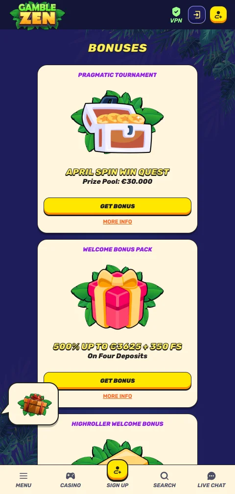 Métodos de pago y retiradas en Gamblezen Casino