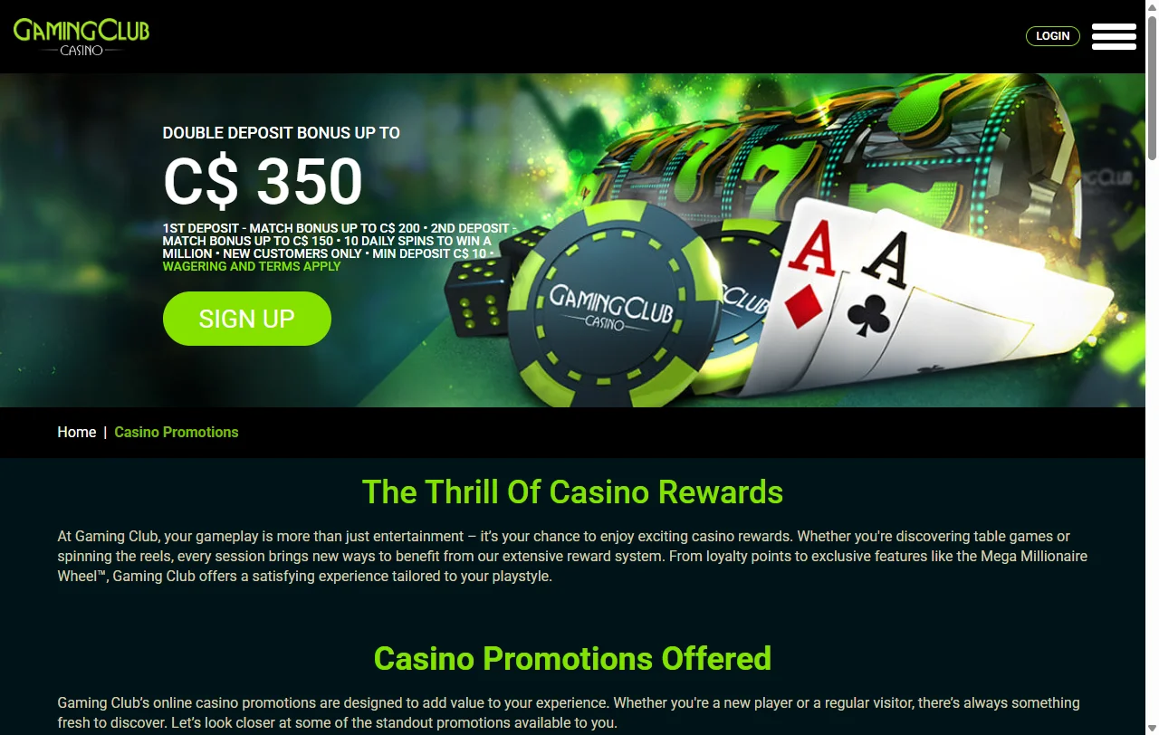 Gaming Club Casino juegos, slots y entretenimiento en línea