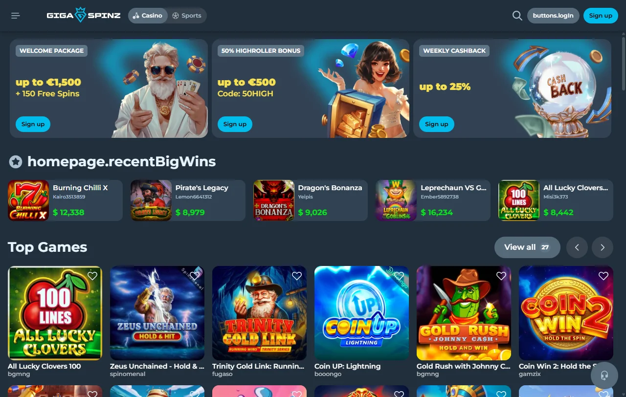 Gigaspinz Casino España análisis completo plataforma España